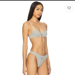 35- POLO RALPH LAUREN modern rib bra 36D new with tags